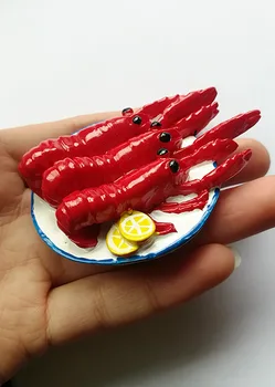 Japāna, Osaka Grauzdēti Astoņkāji Bumbu Tūrisma Suvenīri 3D Sveķu Ledusskapja Magnēts Omārs Ēdienus, Ledusskapis Magnēts Mājas Apdare