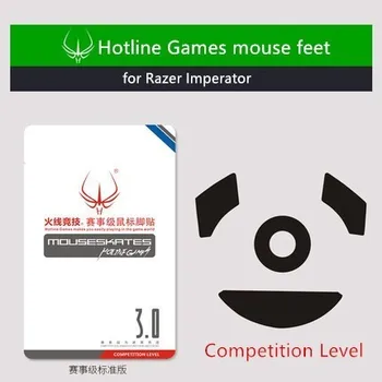 Jaunas Ielidošanas 1 gab Hotline Spēles konkurences līmeni peli slidas peli kājām Razer Imperator FTPE peles slīdēšana