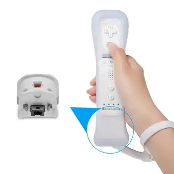 Nintendo Wii Motion Plus Precizitāti Uzlabotu Gamepad Adaptera Roktura Pastiprinātāju MAGIC Tālvadības pults Sensoru Precizitāte