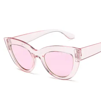 WOENFEL Vintage Cat Eye Saulesbrilles Sievietēm Jaunā Modes Sexy Reto Saules Brilles Klasisko Luksusa Zīmola Dizaineru Sieviešu Brilles