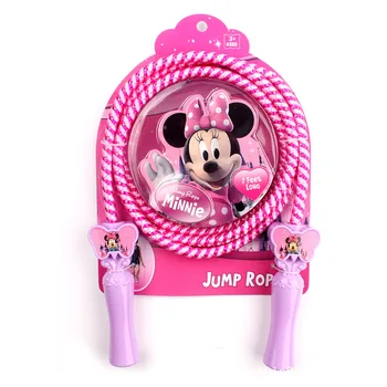 Nē kartona Disney Princess Karikatūra mazulis virves izlaižot Mickey Sporta spēlē āra lecamaukla meitene, zēns, Saldēti Elsa Sporta rotaļlietas