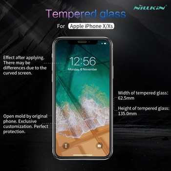 IPhone 11 Pro NILLKIN Pārsteidzošs H Anti-Sprādziena Rūdīts Stikls Screen Protector For iPhone 11 Pro Max 5.8/6.1/6.5 collu stikla