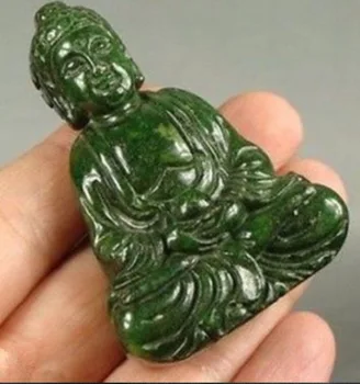 2pc Ķīnas dabas jade roku darbs statuja buddha statue piegāde bezmaksas