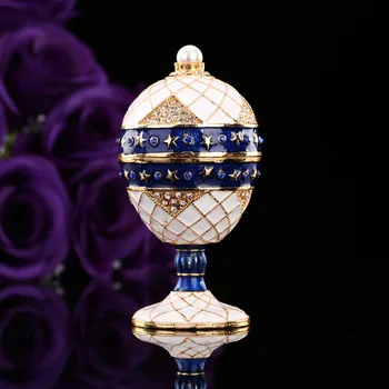 QIFU Jaunu Ierodas Lieldienu Faberge Olu Stila Rotaslietu Kaste Tīra un Romantisku Kāzu Dekorēšana