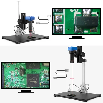 Andonstar 4K Rūpniecības FHD Digitālo Mikroskopu HDMI/USB 150X Kameras Uzstādīt, Lai Tālrunis PCB SMD CPU Lodēšanas Skatīties Remonts