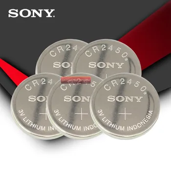 3pc Sony Oriģināls CR2450 CR 2450 3 V Litija Monētas skatīties, Atslēgu Maciņi, Akumulatoru Baterijas swatch skatīties LEXUS Automašīnu Contro