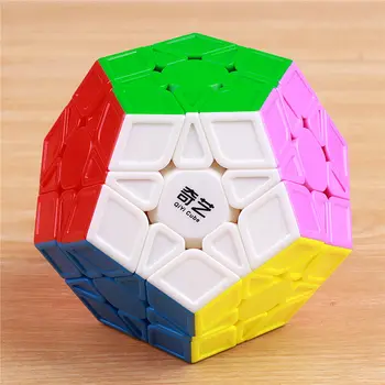 Shengshou & QIYI megaminxeds Burvju Ātrums Cube 12-pusēm, Kuba profesionālās Puzzle mācību izglītības rotaļlieta bērniem