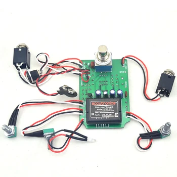 DIY Digital Reverb Ģitāru Efektu Pedāļu komplekts Ar Moduli Accutronics Digi-Log BTDR-2H Vidēja