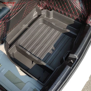 Par Volkswagen VW Polo Plus 2019 Bagāžnieka Storage Box Storage Box Rezerves Riepas Nodalījumā Uzglabāšanas Kaste Apdares Rīks