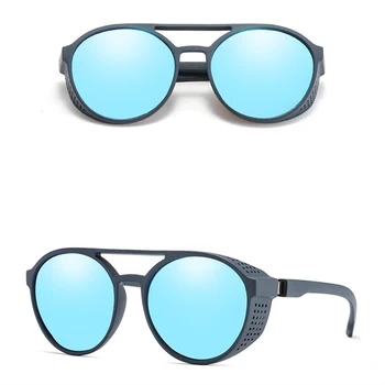 Jauns vīriešu saulesbrilles plastmasas + metāla kārtas rāmja brilles modes dāmas saulesbrilles classic zīmola vadītāja nakts redzamības brilles