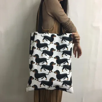 NoisyDesigns 2018 Modes Sieviešu Iepirkumu Maisiņu Krāsas Suns Zīmēšanas Dāmas Somas Pusaugu Meitenes Atpūtas Shopp Tote Soma Sieviešu