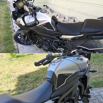Motociklu Protector Anti slip Tvertnes Pamatni, Uzlīmes, Gāzes Ceļgalu Saķeri Vilces Pusē Yamaha MT09 Marķiergāzes MT-09 MT 09-2017
