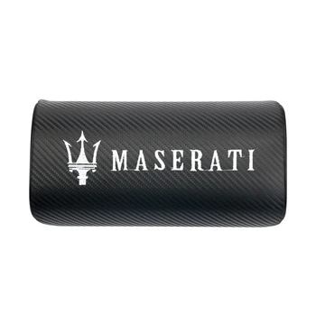 Auto kakla spilveni abi sānu pu ādas vienu pagalvi, lai Maserati Quattroporte Ghibli GranTurismo Gran Kabriolets Levante stils