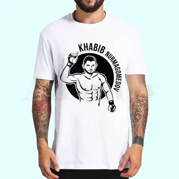 Khabib Nurmagomedov T Krekli Modes Vīriešiem un Sievietēm, Topi, T-krekls ar Īsām Piedurknēm Unisex T
