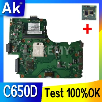 Akemy 6050A2357401-MB-A02 1310A2357402 V000225010 Toshiba Satellite C650D C655D Laptop Pamatplates Socket s1 Bezmaksas cpu