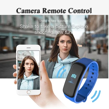Bluetooth Sievietes Smart Skatīties Sporta un Fitnesa Centrā RateTracker asinsspiediens smartwatch vīriešiem IP67 Waterproof par