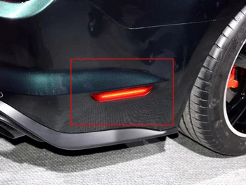 ANGRONG Aizmugurējo Buferi Atstarotājs Sānu Gabarītlukturi LED Astes Gaismas Kūpinātas Melns Objektīvs Ford Mustang