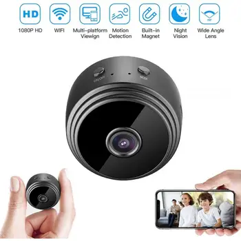 A9 Wifi Mini Kameras 1080P Āra Nakts Versija Mikro Kamera, Videokamera, Balss Video Ieraksti Drošības Hd Bezvadu Mini Videokameras