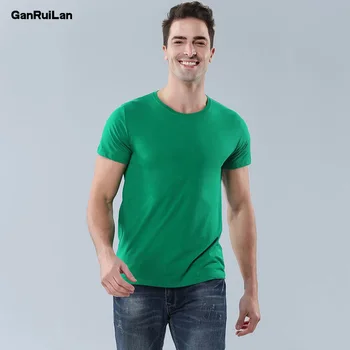 Ir 2021. Jaunu Cotton Vīriešu T-krekls Īstermiņa piedurknēm Man T krekls ar Īsām Piedurknēm Tīru Krāsu Vīriešu t krekli Vīriešu T-krekli Topi Tee B0886