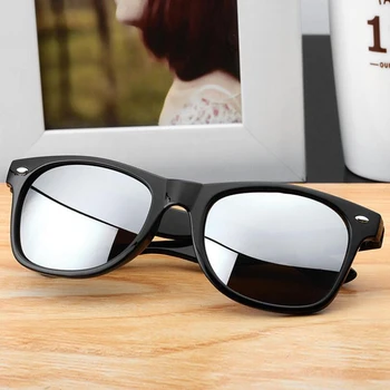 Modes Saulesbrilles, Vīriešu Saulesbrilles Vīriešiem Braukšanas Spoguļi Laka Punkti Melnu Rāmi Briļļu Vīriešu Saules Brilles UV400 sieviešu saulesbrilles