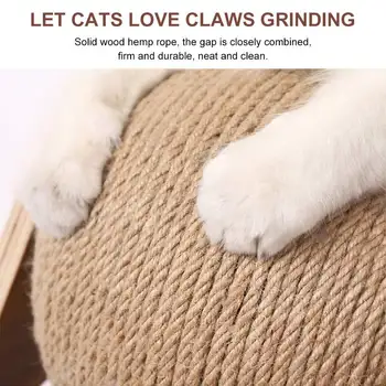 Koka Pet Bumbu Kaķis Nulles Nozveju DurableToy Kaķis Slīpēšanas Ķepas Scratcher Kāpšanas Rāmis Kaķis Scra Kaķis Exrecise Spēlēt
