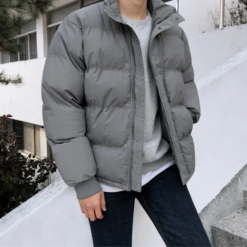 IEFB /vīriešu apģērbi 2020 ziemas kokvilnas polsterējumu sabiezējumu zaudēt gadījuma silts mētelis korejiešu stilā, moderns, skaists apģērbs, vīriešu 9Y3309