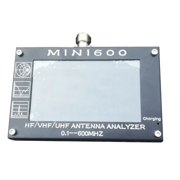 Jaunas ielidošanas Mini600 5V/1,5 A HF, VHF UHF Antena Analyzer 0.1-600MHz SWR Mērītājs 1.0-1999. Radio C6-007