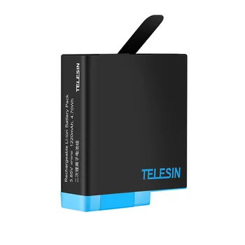 TELESIN Akumulatora Lādētājs Uzglabāšanas Kaste USB 3.0 TF Lasīt, Rakstīt Lādētāju Gopor Varonis, 8 melnās Akumulatoru Go Pro Hero 8 7 6 5 Melns