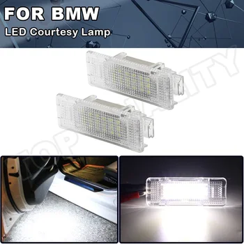 2gab Auto LED Durvju Laipni, Pieklājīgi un Gaismas Lampas BMW E53 X5 530d 530i E52 Z8 E39 Interjera Footwell Lampas