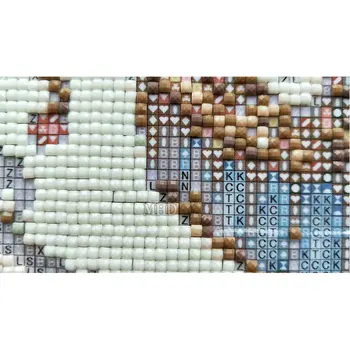 5D Diy Dimanta Mozaīkas Ikona, Kvadrātveida Dimanta Glezna Krustdūrienā Komplekts Rhinestones Dimanta Izšuvumi Suņu un putnu Rokdarbi
