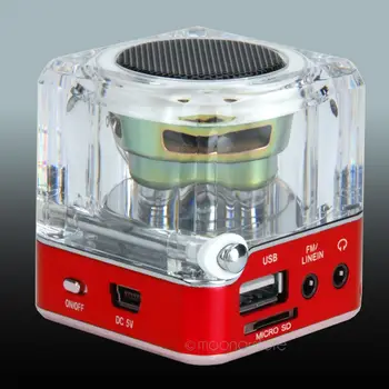 40 NIZHI TT-028 Multi-Krāsas LED Displejs, Skaļrunis Portatīvie Mini Stereo Speaker USB FM SD IPHONE/IPAD/IPOD/MP3/DATORA
