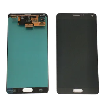 Testa SĀKOTNĒJĀ Ierakstīt Ēnu LCD Samsung Galaxy Note 4 Note4 N910T N910A N910I LCD Displejs, Touch Screen Digitizer Montāža