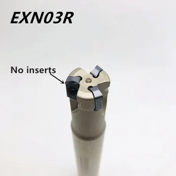 HSS CNC frēzēšanas bārs EXN03R plaknes frēzēšanas mašīna sakausējuma kuteris bārs LNMU0303ZER ultra-augsta barības virpas, detaļu rīku EXN03