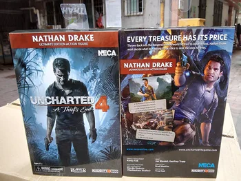 NECA Neatzīmēts 4 zaglis beigām NATHAN DRAKE Ultimate Edition PVC Rīcības Attēls Kolekcionējamus Modeļa Rotaļlietu 7