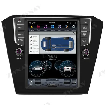 Par Volkswagen VW Passat B8 Magotan 128GB Verticl Ekrāna Android9 multimediju Atskaņotājs, GPS Audio Radio Auto Stereo Galvas Vienības+