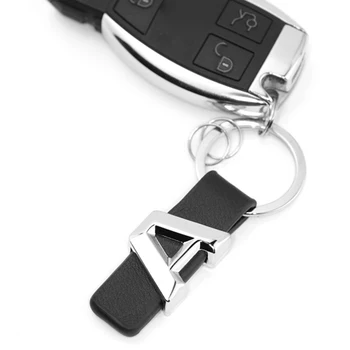 1GB Ādas Auto Keychain Atslēgu piekariņi Atslēgu Gredzens Keyring Auto Stils Aksesuāri Mercedes Benz A Klases W176 W168 W169