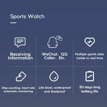 Sportam Sieviešu Pulksteņi Aproce par Andriod Ios Smart Skatīties Fitnesa Tracker, Sirdsdarbības, Miega Monitoringa Bērniem Skatīties Sieviešu