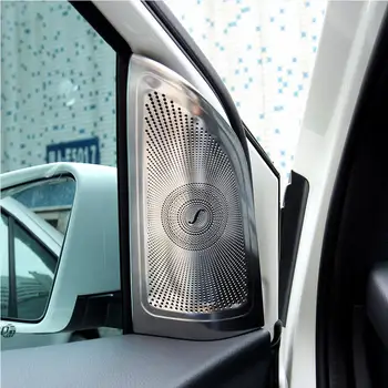2gab Auto Dizains Auto Audio Uzlīmes Skaļruņa Vāks Mercedes Benz B Klases Dekoratīvu Rāmīti Pārvērš Audio Piederumi