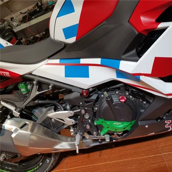 Kawasaki Ninja400 Z400 Rāmī Caurumu Vāciņš Vāks KAWASAKI Z400 NINJA400 2018 2019 2020 Motocikla Rāmis Caurumu Dekoratīvās Skrūves