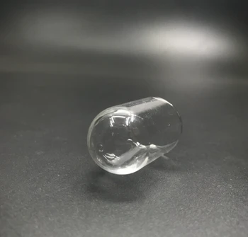 10pcs/daudz 30x20mm DIY caurules bell formas tops ar vienu caurumu stikla globusus burkas medaljonu kulons stikla pudeles, pudelītes kulons kāzu dekori