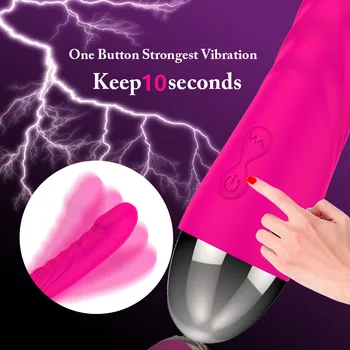 G Spot Vibrators, Dildo, lai Sieviete Ūdensizturīgs Silikona 10 Režīmi Vibrador Klitora Massager Sieviešu Masturbator Seksa Rotaļlietas, lai Sieviete