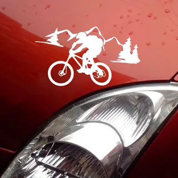 Auto Uzlīmes, Dekori Motociklu DecalsCozy Braukšana uz Kalnu Ceļa Īpašība, Dekoratīvie Piederumi Radošo PVC,19cm*12cm