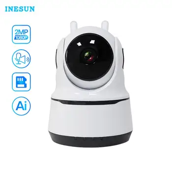 Inesun Mājas 1080p PTZ Kameras 2.4 G Wifi Iekštelpu ip Camera Ai Cilvēka atklāšanas Nakts redzamības Kamera mājām/Kaķi/pets/Cloud Storage