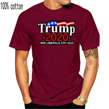 Cilvēks T-krekls Donald Trump Prezidents T-krekls Smieklīgi 2020. Gadam Vēlēšanas Padarīt Liberāļi Raudāt Atkal Tees