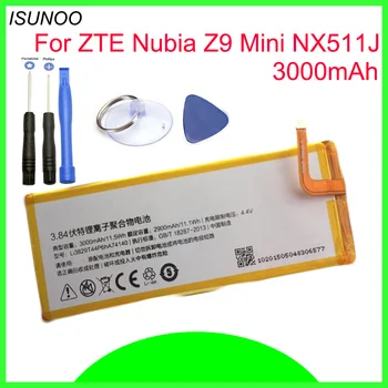 ISUNOO 3000mAh Li3829T44P6hA74140 akumulatoru Nubia Z7 Z9 NX508J NX510J NX511J Z9 Max Z9 Plus mini Akumulatoru Remonts, Instrumenti,