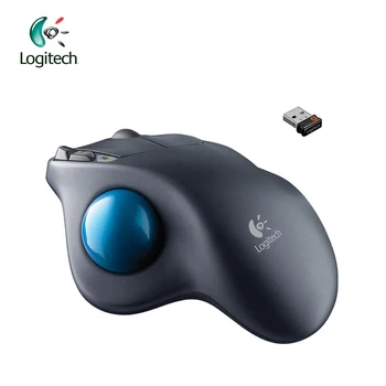 Logitech M570 2.4 G Bezvadu Spēļu Pele Optisko Trackball Ergonomisks Peles Spēlētājs Windows 10/8/7 Mac OS Atbalsts Oficiāla Pārbaude