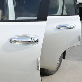 Toyota Land Cruiser Prado FJ150 150 2018 ABS Chrome Durvju Roktura Apdare Auto Piederumi Bez Saprātīga Caurums
