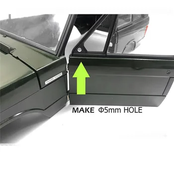 1:10 Gumijas Atpakaļskata Spogulis komplekti 1/10 Range Rover Klasiskā RC Auto Daļas, Piederumi