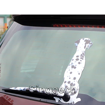 Auto Stils Logu Tīrītājs Karikatūra Dalmācietis suns Ielīmi, Mitsubishi ASX Lancer 10 9 Outlander Pajero I200 Par Acura MDX RDX