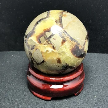 Augstas Kvalitātes Reti Septarian mezgliņš Fosilā Kristāla Lode Bumbu Dabiskā kristāla bruņurupucis akmens bumbu mājas apdare